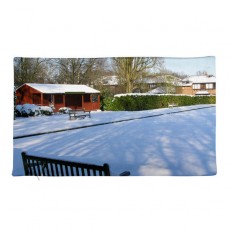 Bowling Green in Winter Pillow Case (Premium)